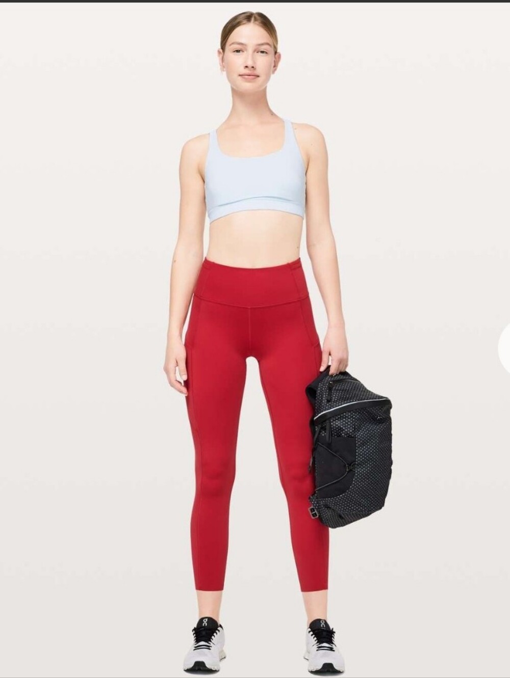 Lululemon Fast & Free 7/8 Dark Red